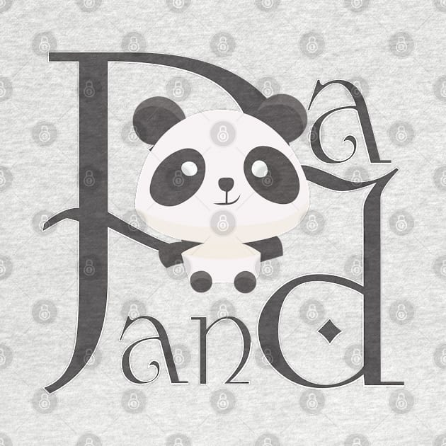 Panda Bear! Cute! happy Panda by jaml-12